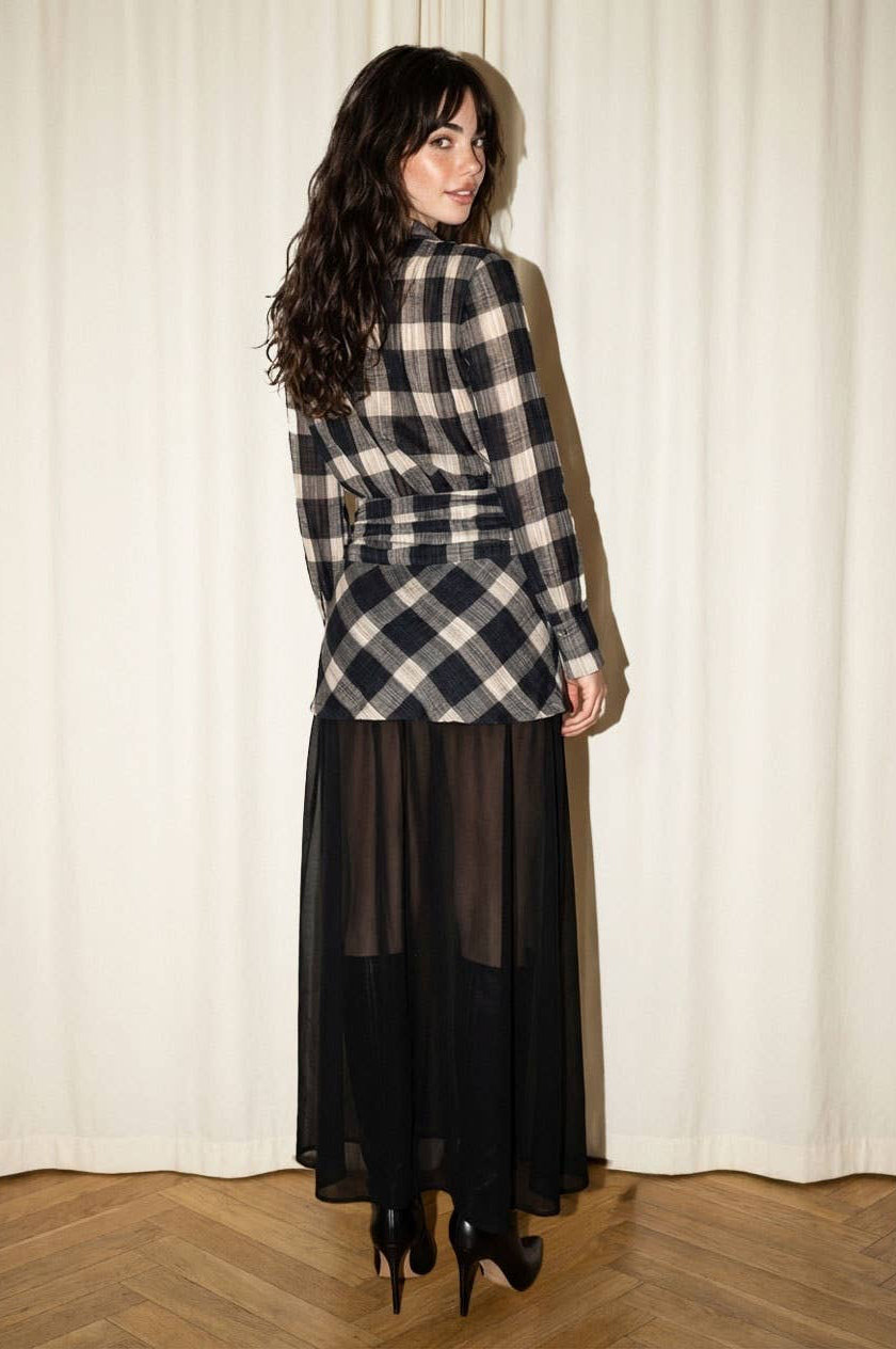 London Plaid Dress