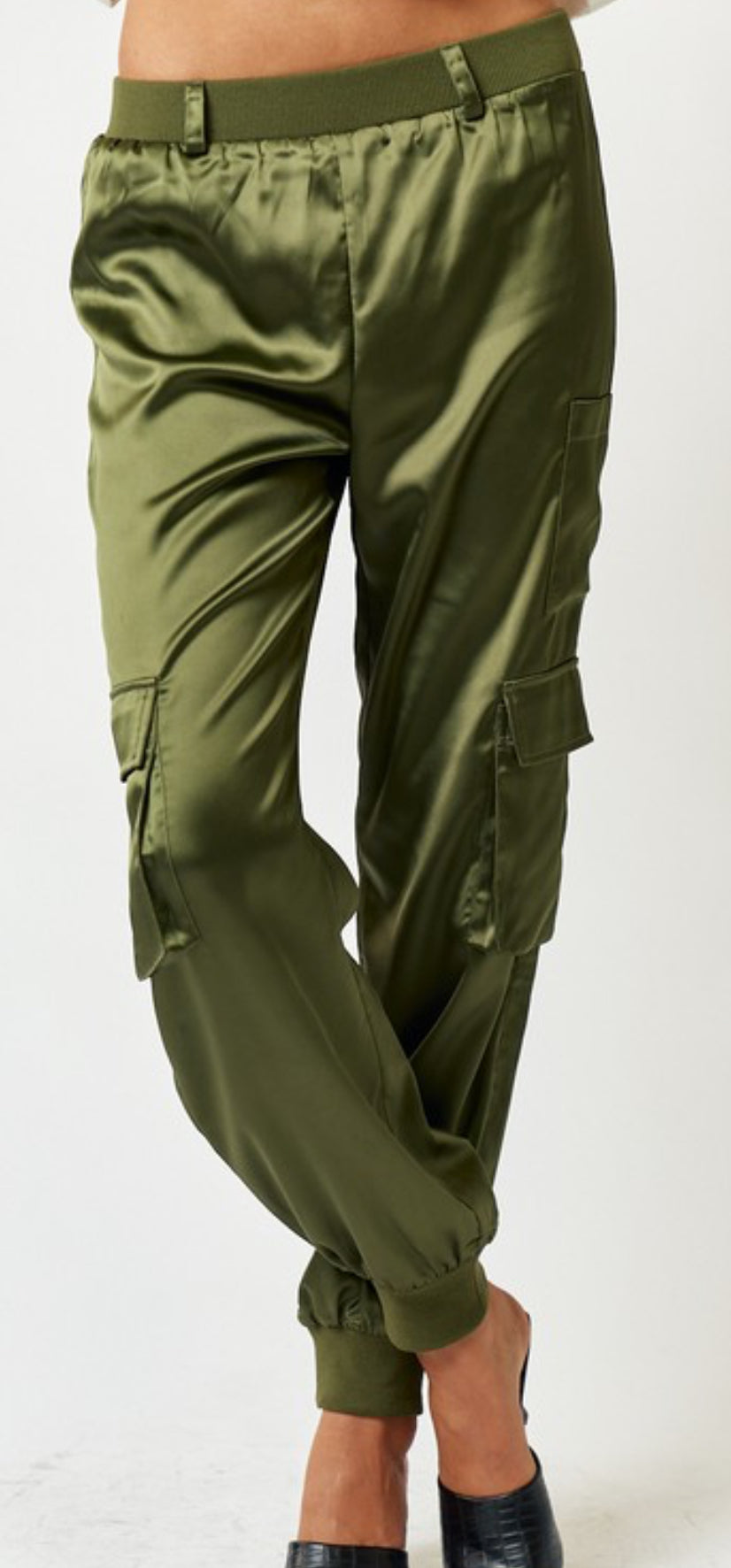 Olive joggers