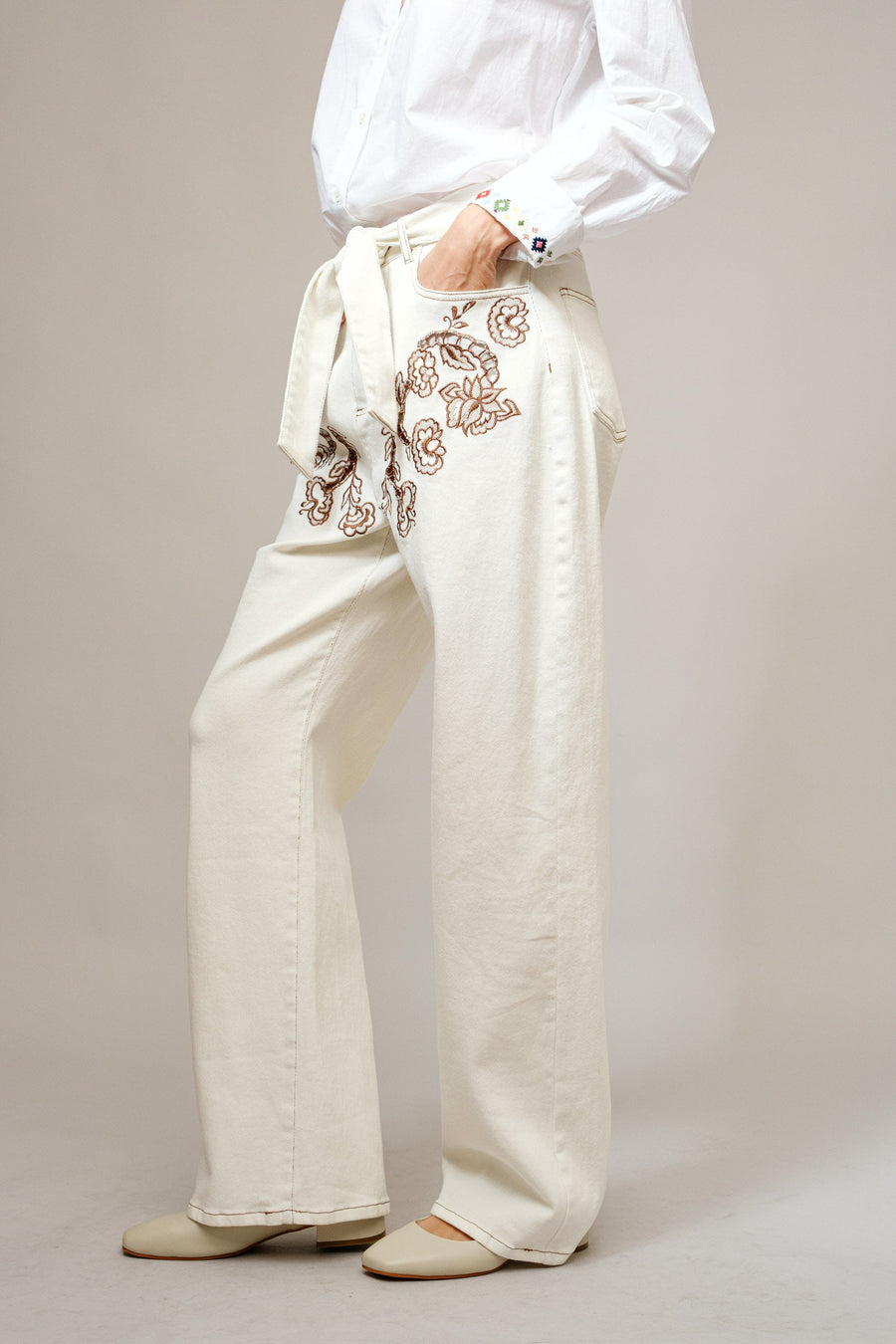 Eyelet Jeans