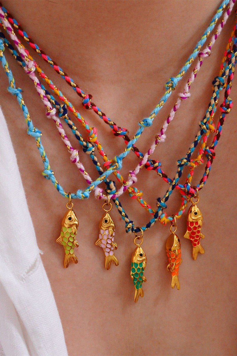 Fishy String Necklace