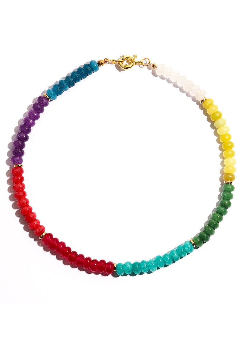 Rainbow Boho Necklace