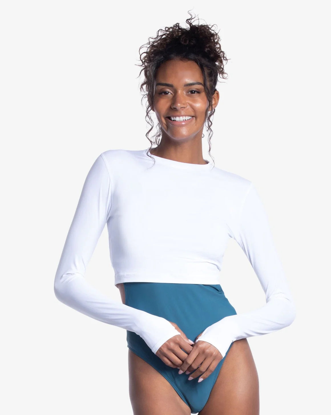 Women’s everyday crop rashguard