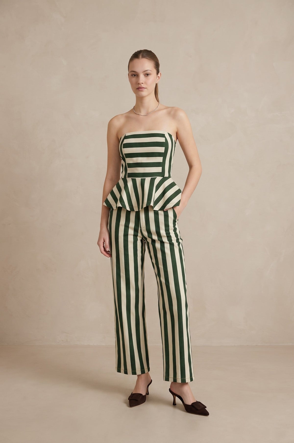 Paula Striped Set