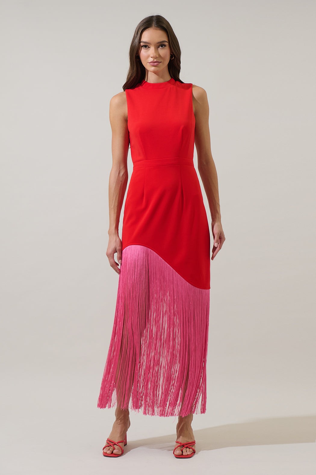 Fringe Maxi Dress