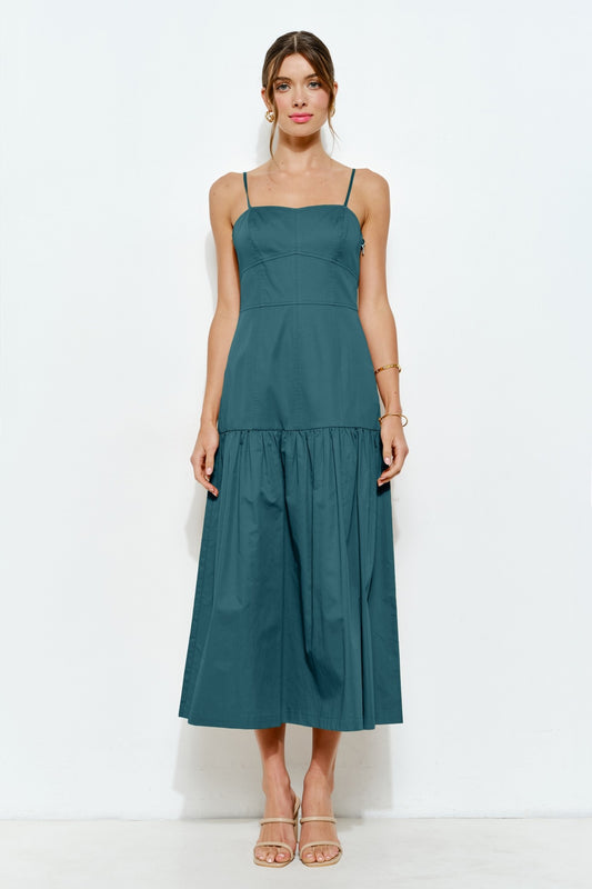 Teal Midi Dress