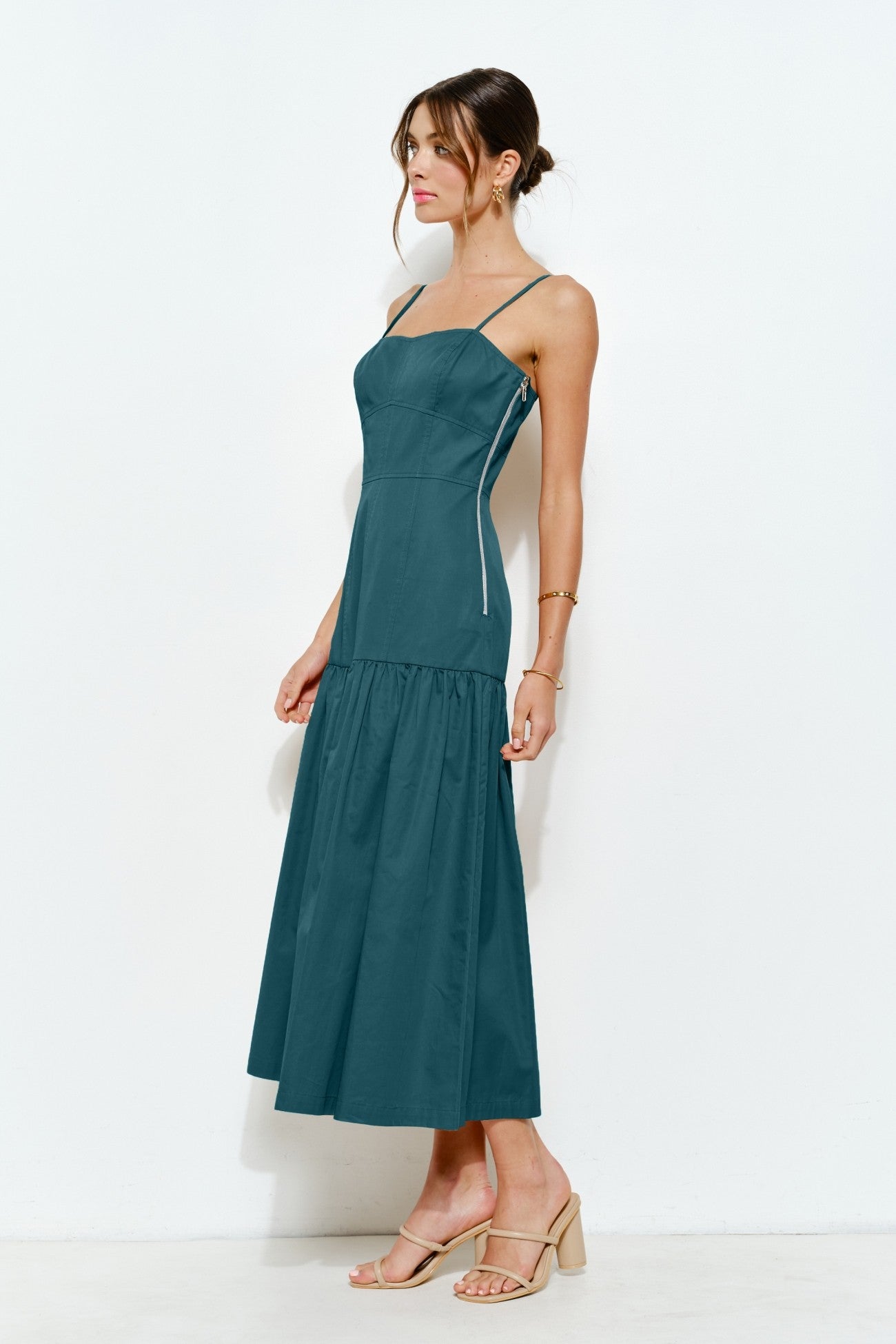 Teal Midi Dress