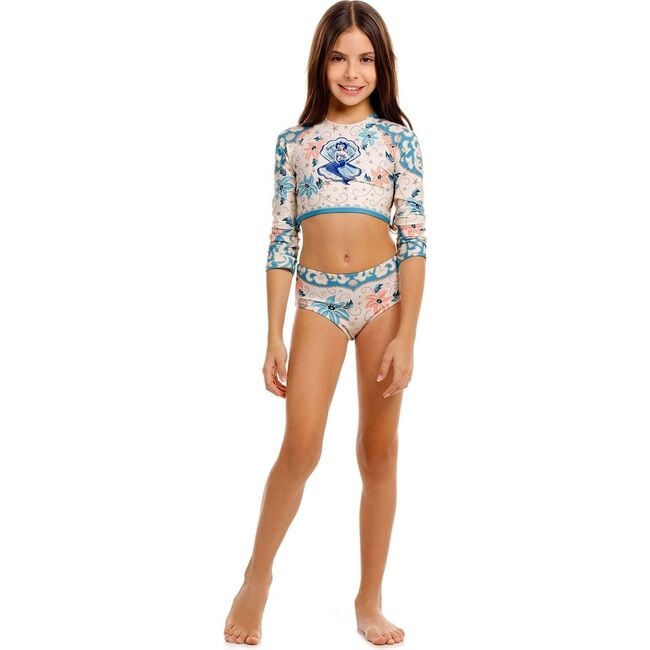 Sereia Sustainable Caramel Kids’ Rashguard Set
