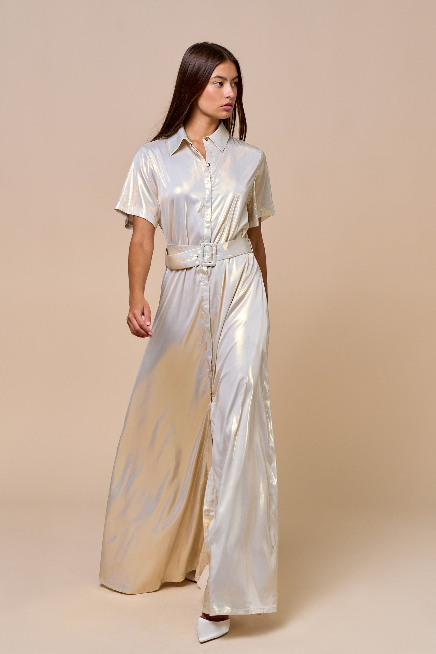 Gold Maxi Dress