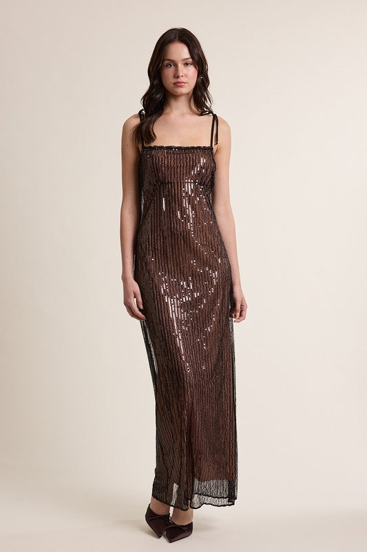 Sequin Maxi Dress