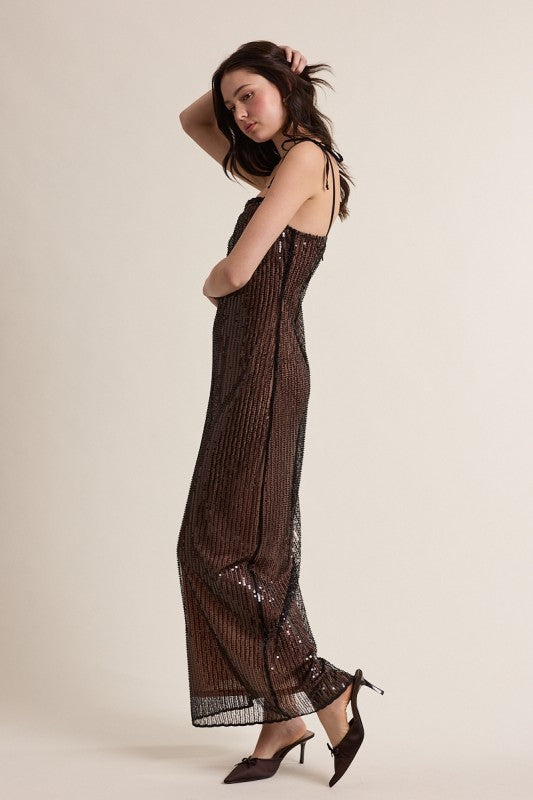 Sequin Maxi Dress