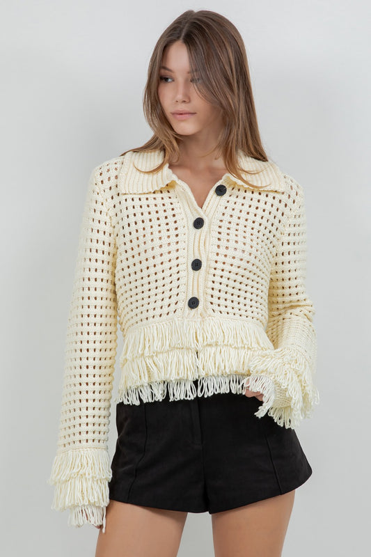 Lemon Knit Top