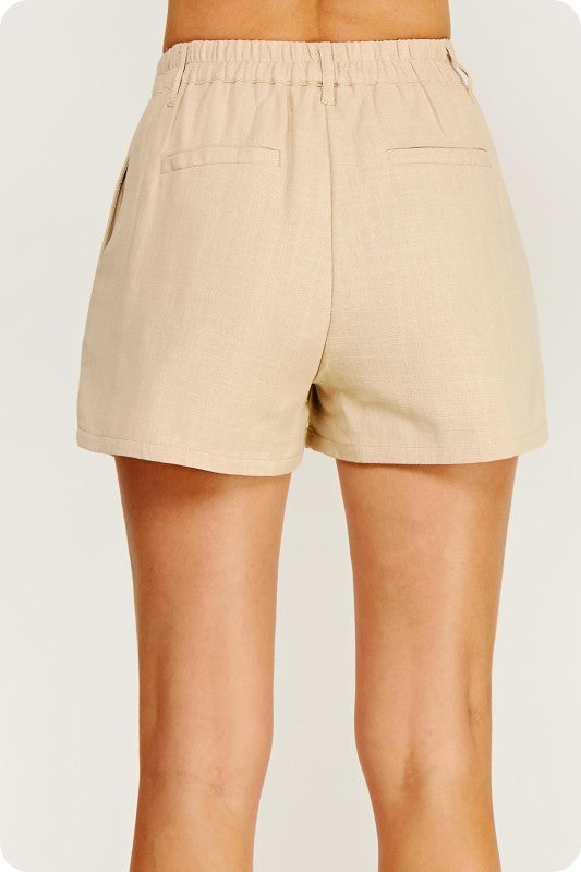 Wavy Contrast Shorts