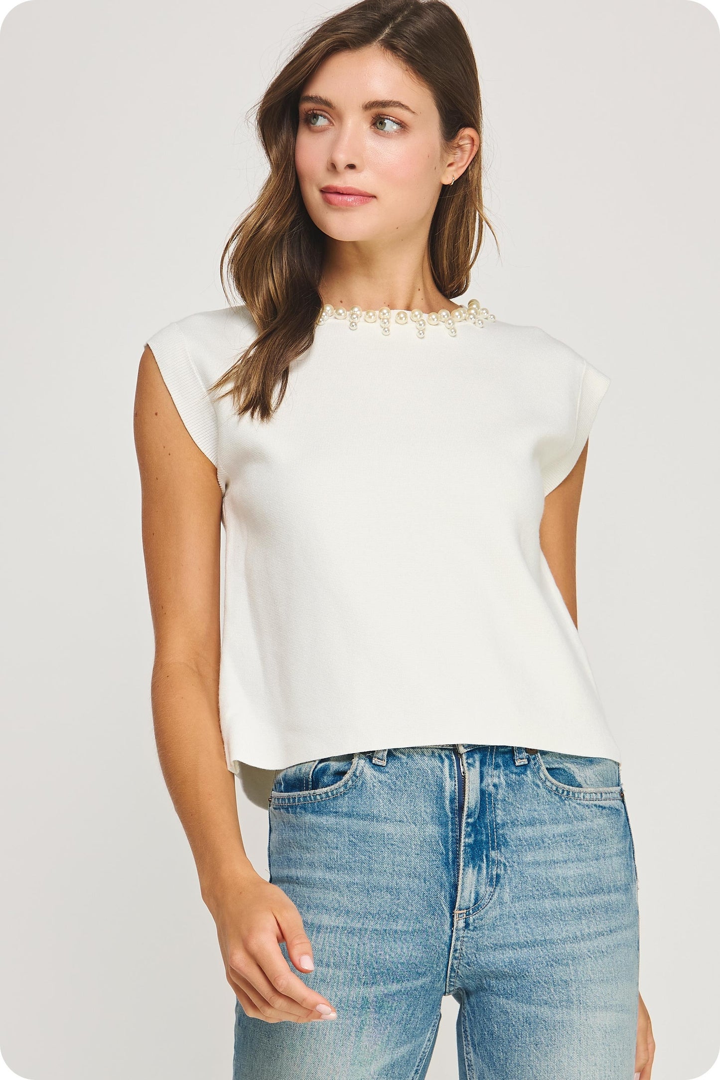 Pearl Knit Top
