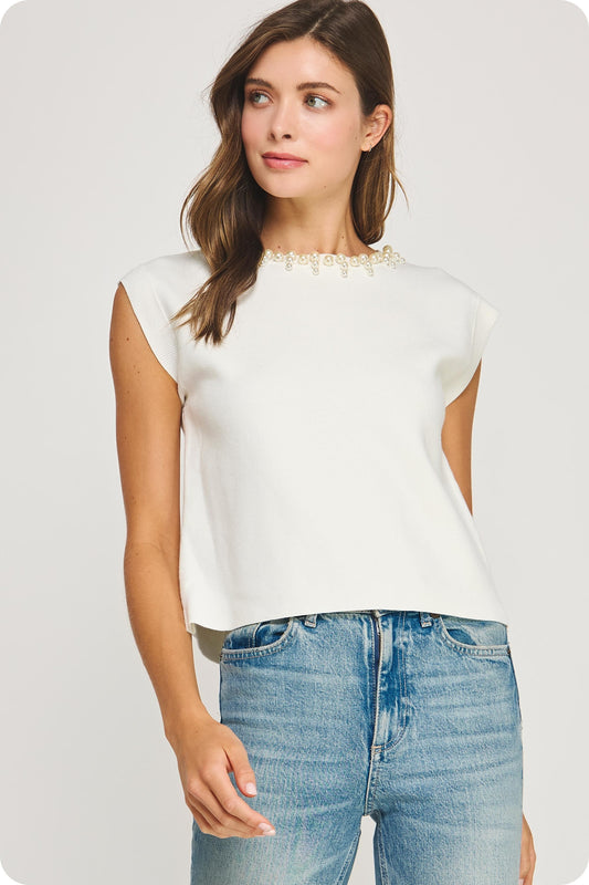 Pearl Knit Top