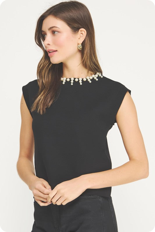 Pearl Knit Top