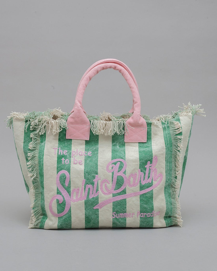 Tina stripes vanity St Barths bag