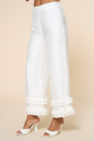 Ruffled Sleeveless Set