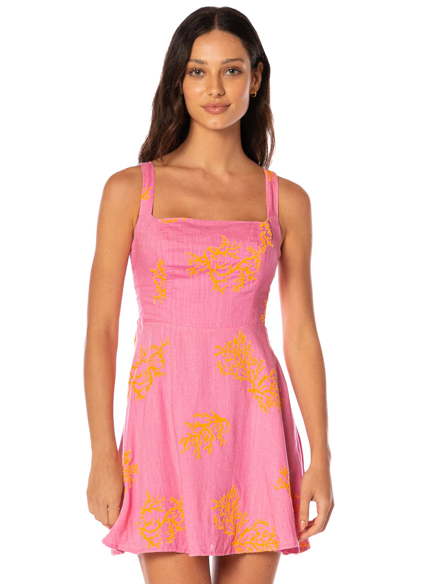 Coral Reef Isolde Short Dress