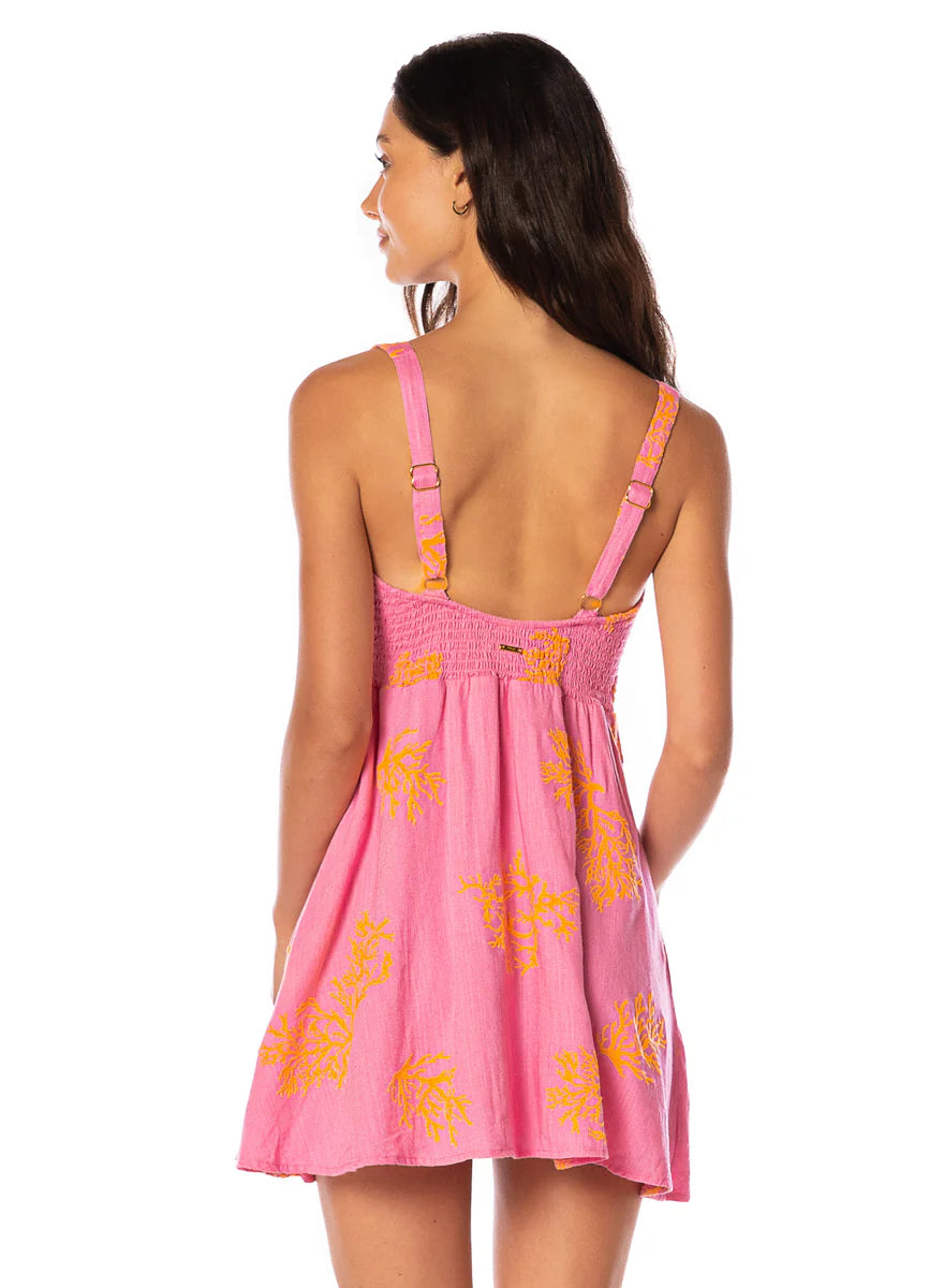 Coral Reef Isolde Short Dress