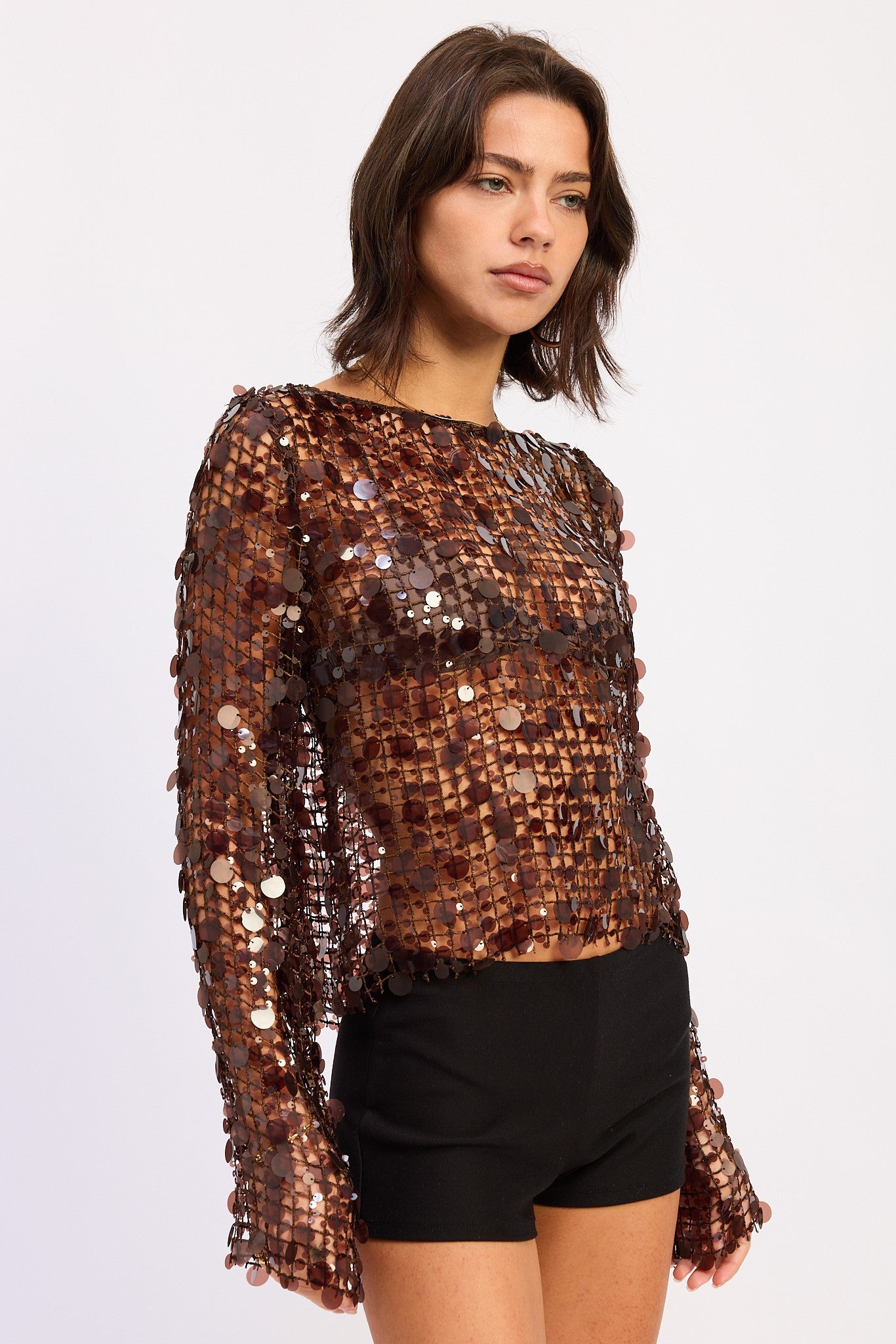 Paulina Sequined Top