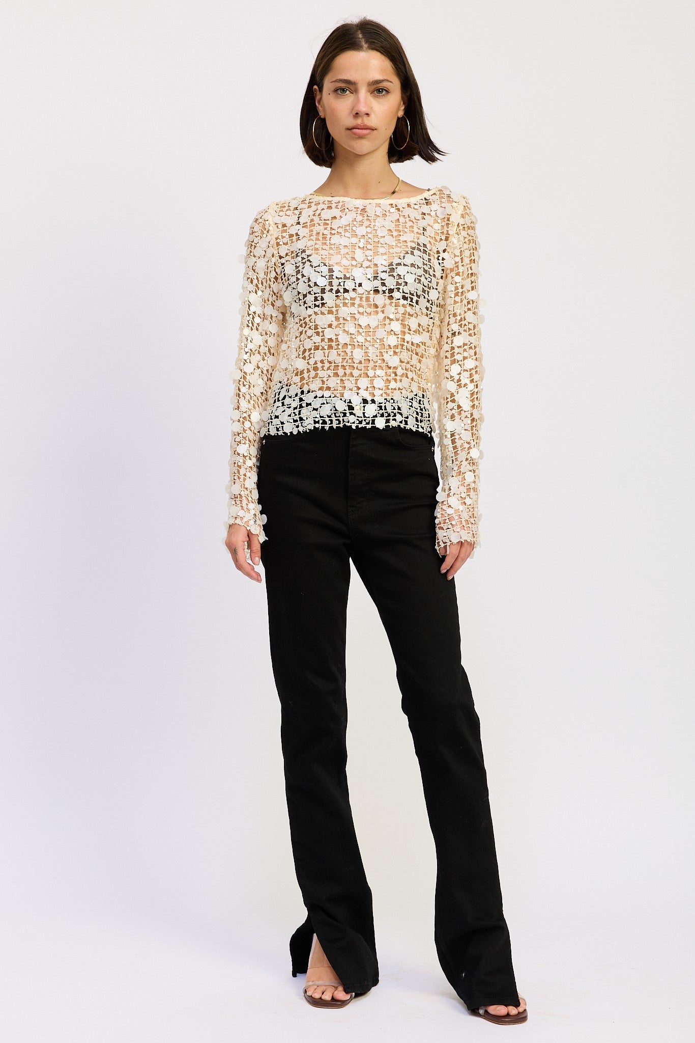 Paulina Sequined Top