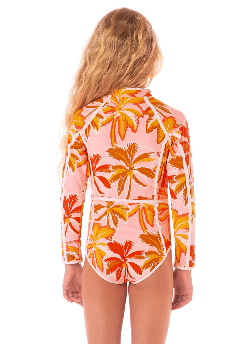 Pink Palms Moorea One Piece