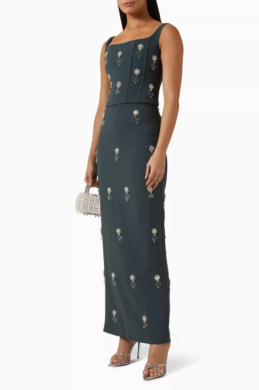 Dimond Corset Skirt Set