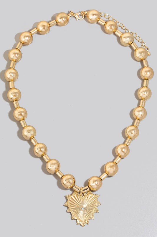 Gold Heart Necklace