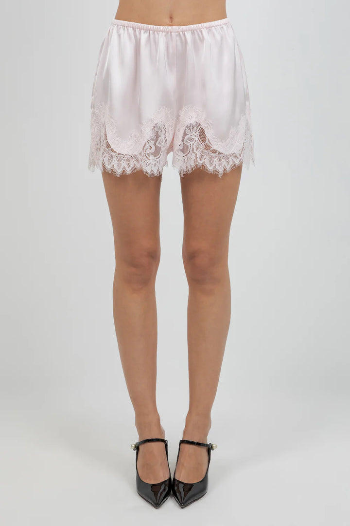 Lace Satin Pants
