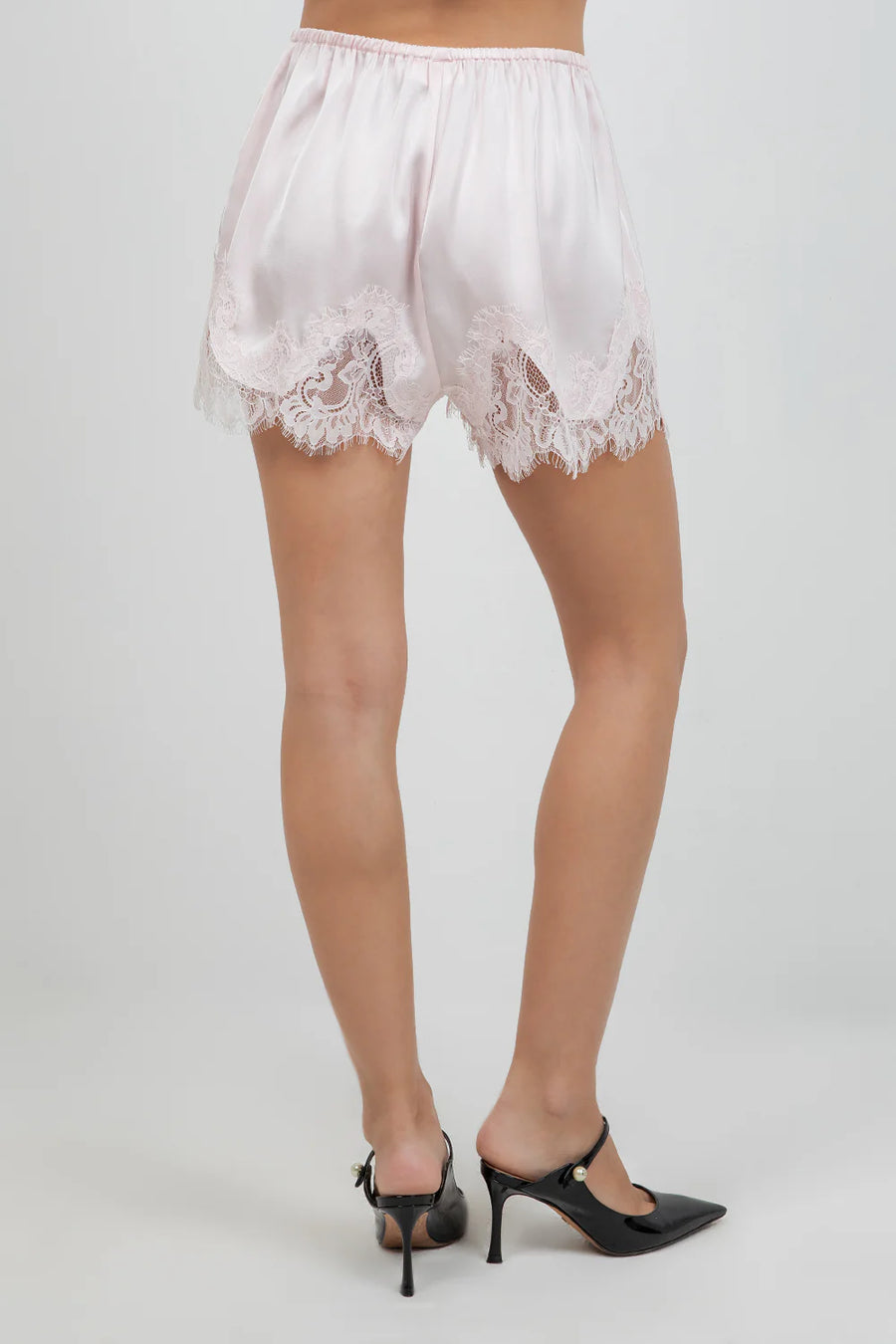 Lace Satin Pants