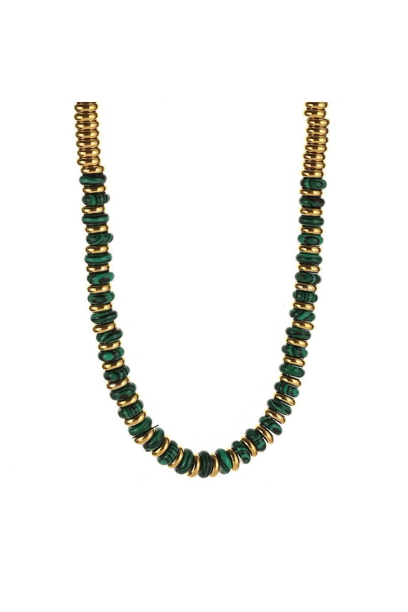 Natural Stone Beaded Necklace