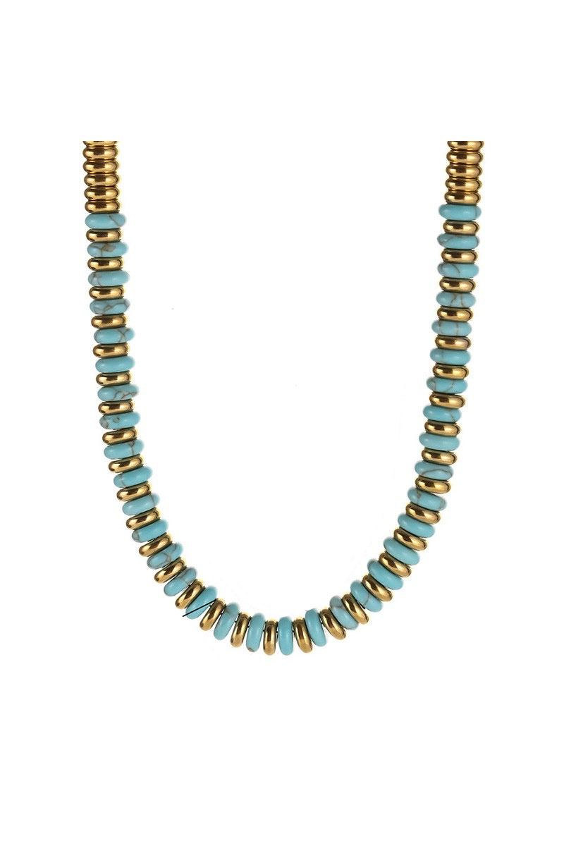 Natural Stone Beaded Necklace