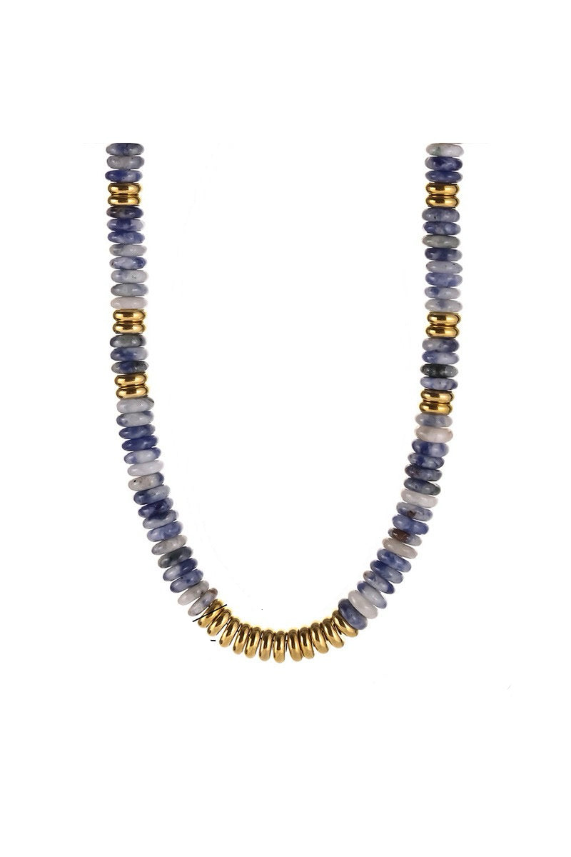 Natural Stone Beaded Necklace