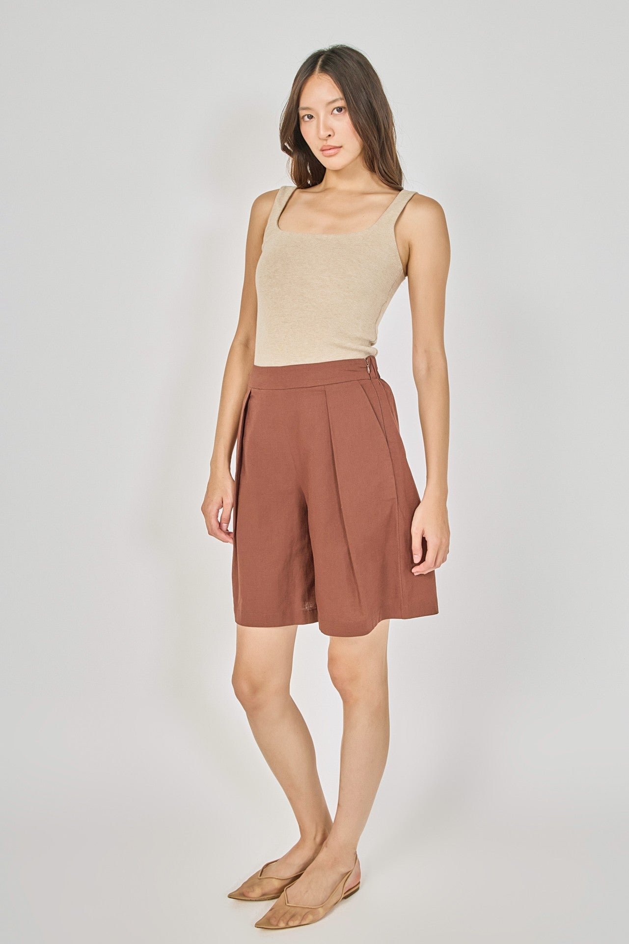 Linen Bermuda