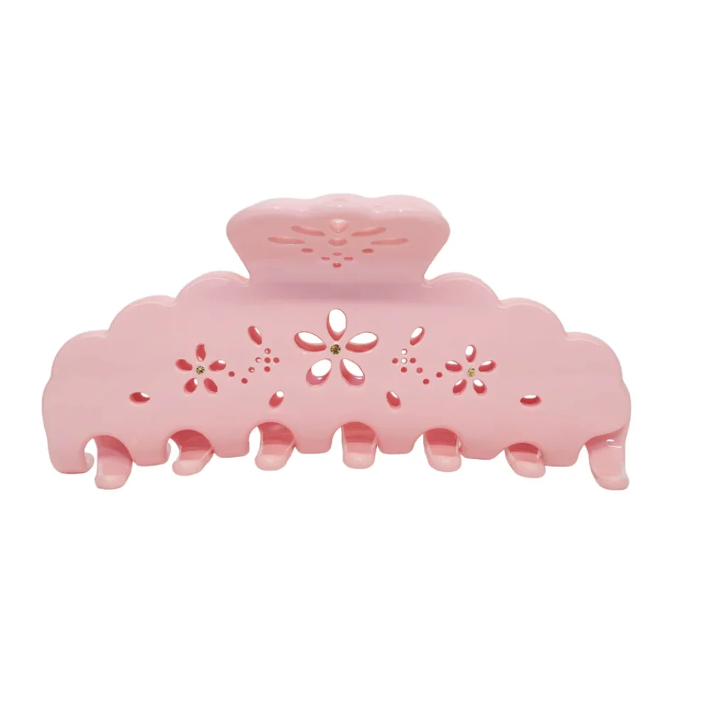 BIG EFFING CLIP IN ROSE FLEUR EYELET