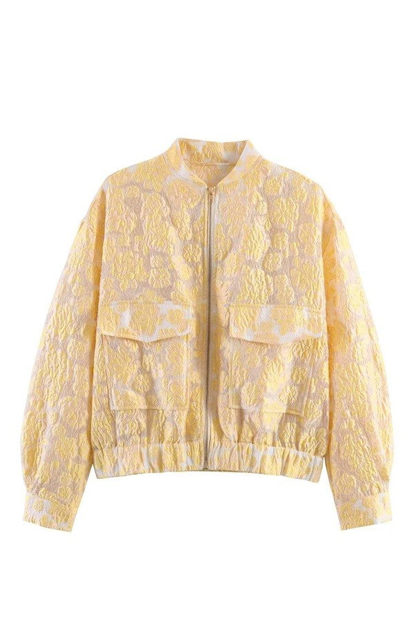 Marigold Jacquard Jacket