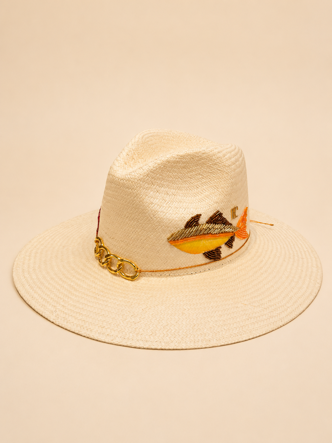 Beaded Fish Hat