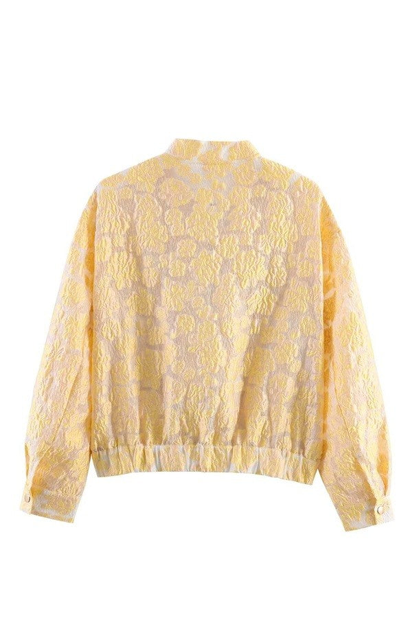 Marigold Jacquard Jacket
