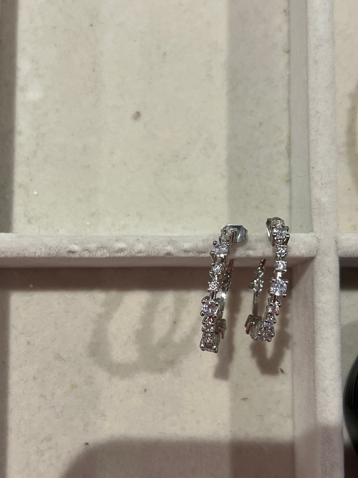 Silver earrings