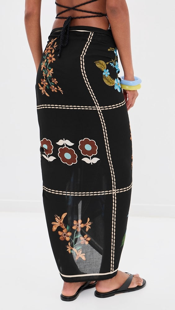 Marine Weave Pareo Cover Up