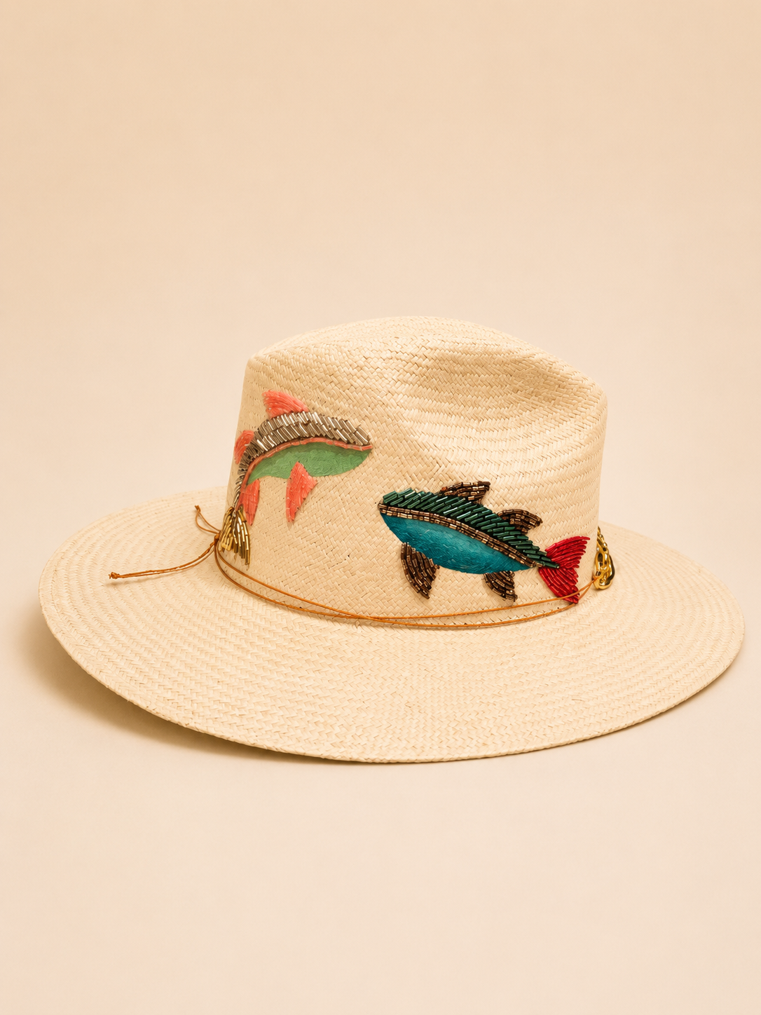 Beaded Fish Hat
