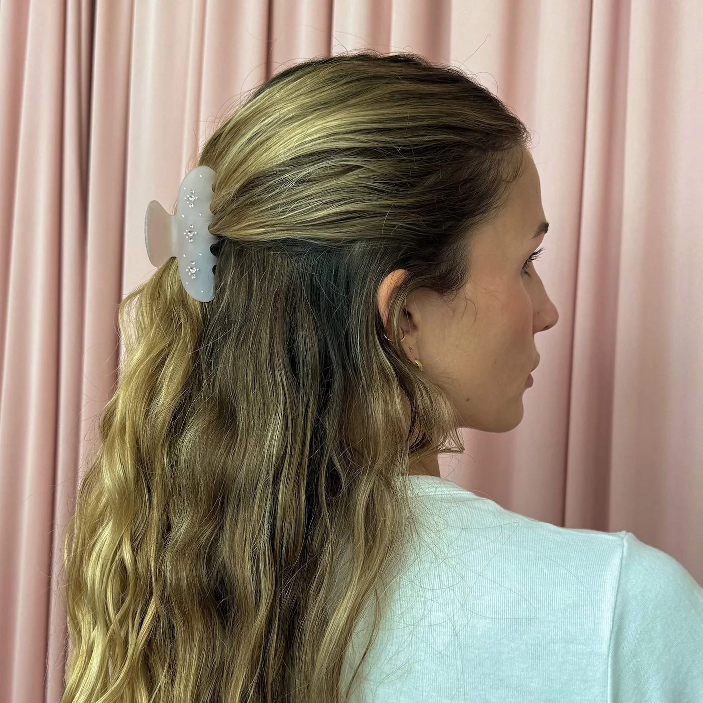 SWEETHEART CLIP IN BLUSH DROP