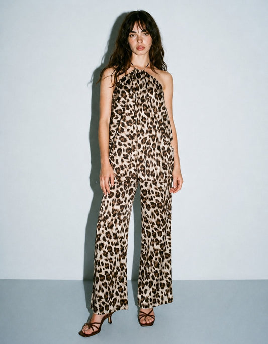 Animal Drape Tunic Set