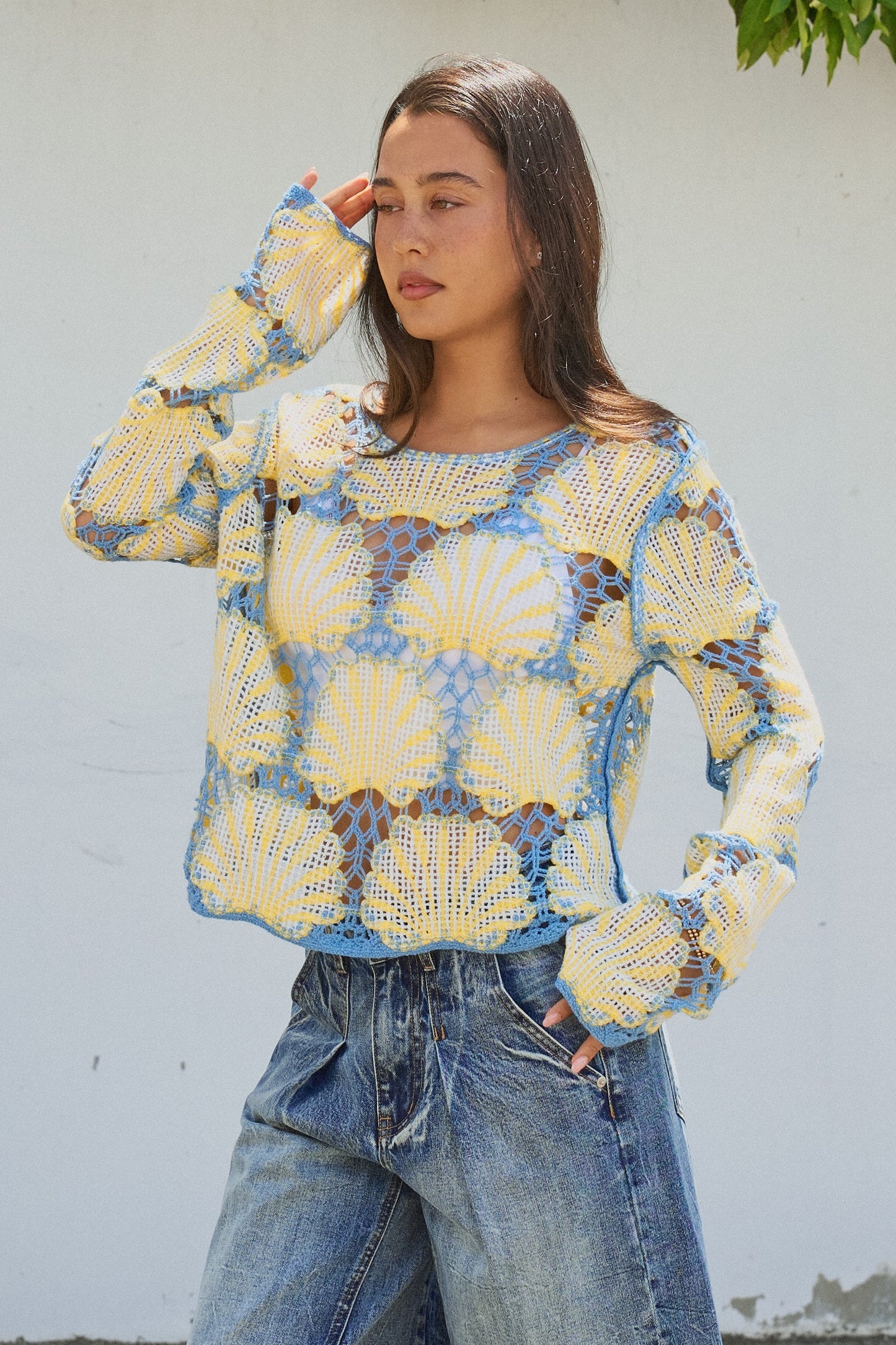 Crochet Seashell Top
