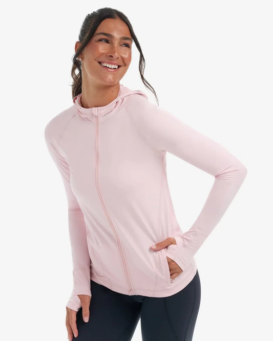 TICKLE ME PINK WOMEN'S FULL ZIP HOODIE JACKET