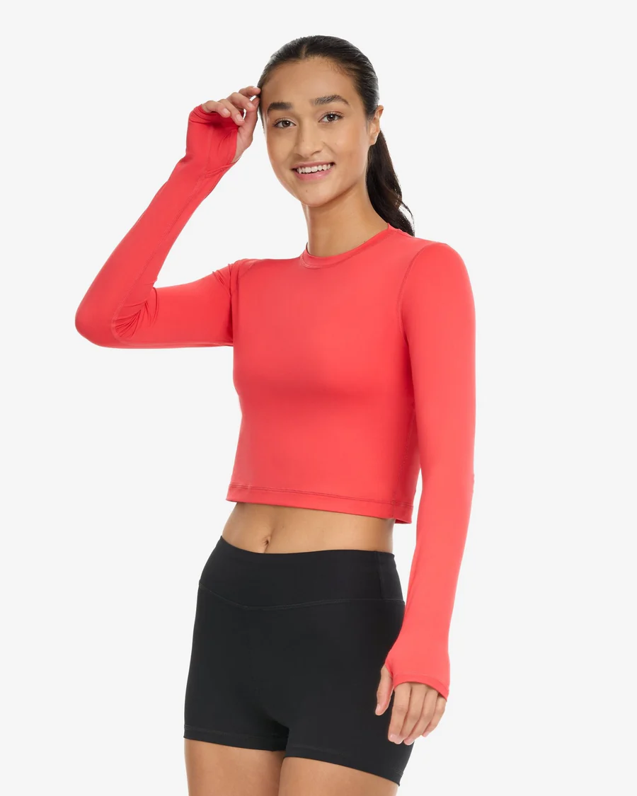 LAVA RED EVERYDAY WOMEN'S CROP TOP