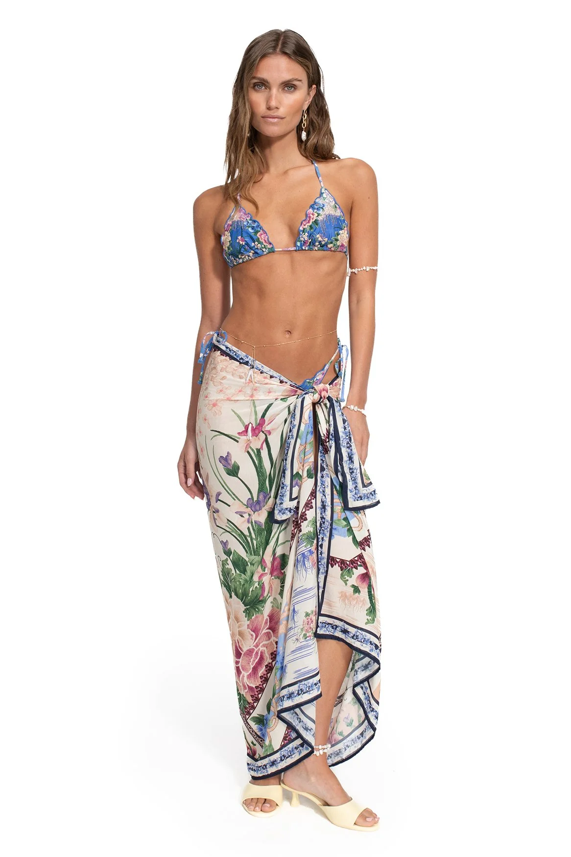 Marine Ivy Pareo Cover Up