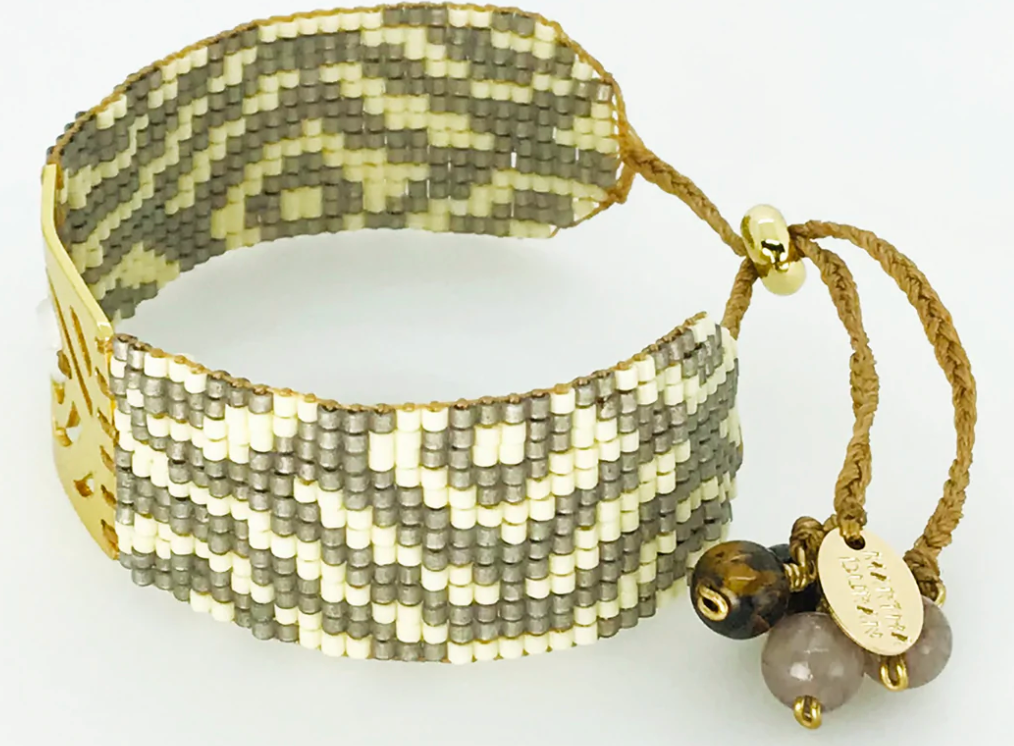 White Zebra Medium 18 kt Gold