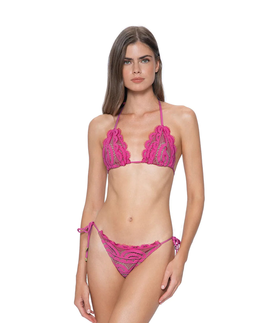 Cosmo Pink Lace Tri